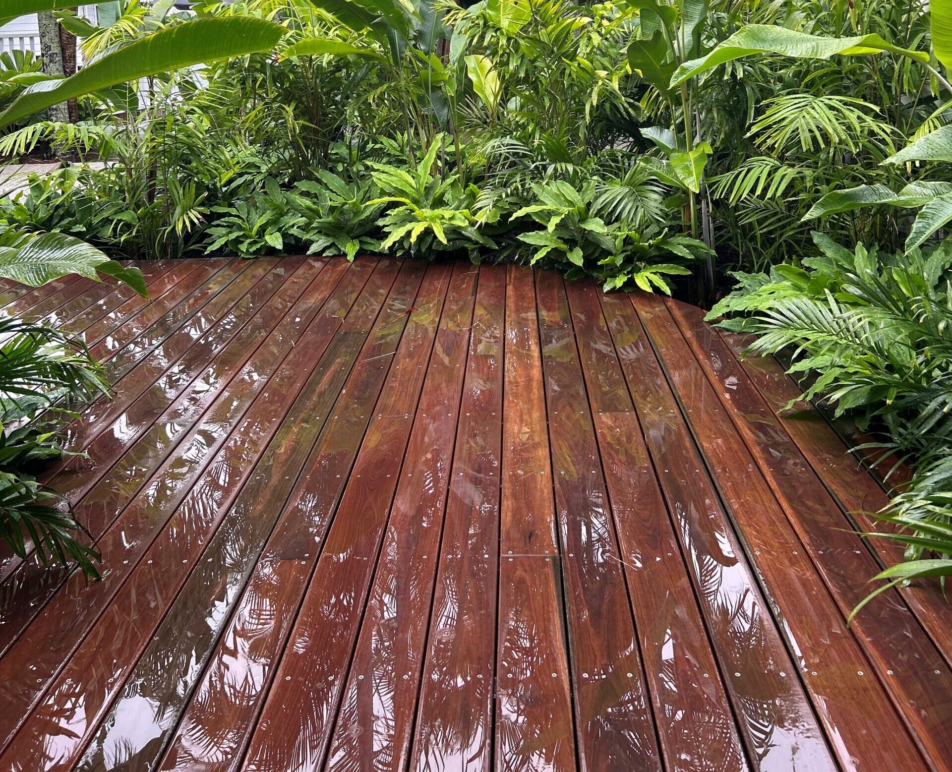 Turpentine timber decking